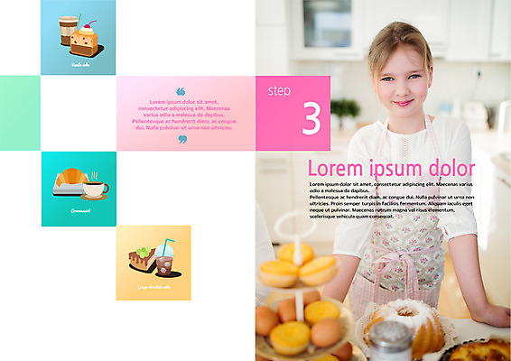 PSD 서양인 외국인 템플릿 표지디자인 북디자인 출판디자인 여자 내지 커피 어린이 빵 리플렛 북커버 한명 미소 팜플렛 상반신 컵 케이크 주방 앞치마 조각케이크 제빵 마카롱 음료수병 소녀한명만 이미지템플릿 1 식기 음료 음식 디저트 표정 사람 인종 제과제빵 병_담는 여자한명만 소녀만 파일형식