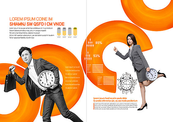 전신 PSD 템플릿 표지디자인 북디자인 출판디자인 여자 남자 내지 리플렛 시계 포즈 북커버 서류가방 들기 정장 팜플렛 20대 성인 두명 달리기 동전 한국인 잡기 직장인 비즈니스맨 비즈니스우먼 찡그림 이미지템플릿 직업 옷 돈 가방 비즈니스 모션 표정 사람 동양인 청년 파일형식