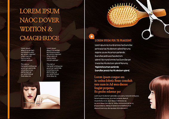 PSD 서양인 외국인 템플릿 긴머리 헤어스타일 표지디자인 북디자인 출판디자인 여자 내지 리플렛 북커버 가위 팜플렛 상반신 20대 성인 두명 머리빗 이미지템플릿 문구용품 사람 인종 청년 미용용품 파일형식