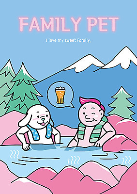 나무 한마리 남자 일러스트 가족 산 맥주 함께함 의인화 한명 미소 상반신 반려동물 온천 바위 눈 가족라이프 강아지 국내일러스트 AI파일 자연요소 식물 동물 1 라이프스타일 컨셉 관계 날씨 주류 표정 사람 스파 돌_바위 개 파일형식 벡터