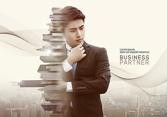 PSD 편집이미지 응시 남자 생각 비즈니스 한명 정장 빌딩 상반신 20대 성인 앞모습 한국인 도시 비즈니스맨 물결무늬 성인남자한명만 내려보기 이미지편집 1 시선 옷 물결 뷰포인트 무늬 모션 사람 동양인 청년 건물 직장인 남자한명만 성인남자만 파일형식