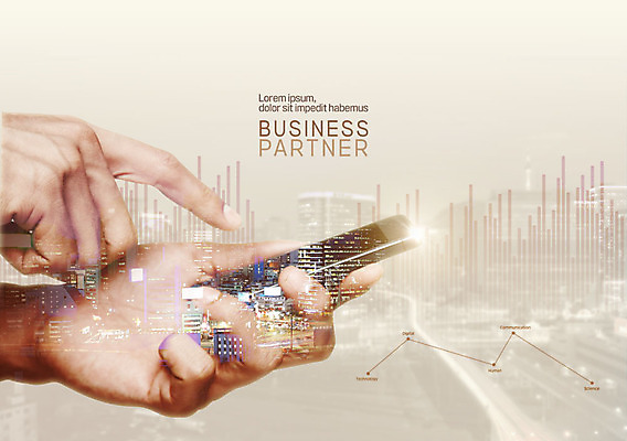 PSD 편집이미지 손 도로 비즈니스 그래프 한명 근접촬영 빌딩 신체부위 스마트폰 터치 양손 도시 이미지편집 1 길 뷰포인트 교통시설 사람 건물 핸드폰 스마트기기 파일형식