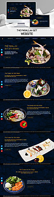 PSD 템플릿 웹템플릿 채소 사이트템플릿 사람없음 홈페이지 모니터 검은색 홈페이지시안 초밥 회 연어 일본음식 시차스크롤 반응형 패럴렉스 이미지템플릿 음식 컬러 어류 컴퓨터 파일형식