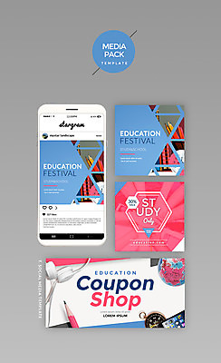 PSD 템플릿 교육 시계 웹템플릿 디자인시안 모바일 사람없음 세트 홈페이지 연필 축제 대학교 쿠폰 소셜네트워크 미디어팩 SNS배너 이미지템플릿 학교 학용품 필기구 파일형식