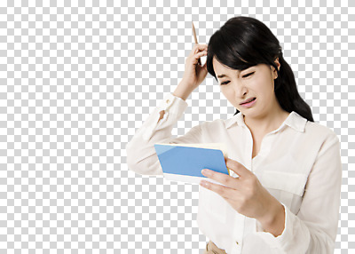 편집이미지 여자 한명 서기 들기 사람 상반신 성인 앞모습 30대 금융 연필 한국인 찡그림 주부 통장 PNG 곤란 성인여자한명만 편집소스 1 뷰포인트 모션 학용품 표정 동양인 장년 경제 필기구 여자한명만 성인여자만 파일형식