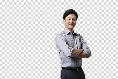 편집이미지 직업 남자 비즈니스 모션 표정 한명 서기 미소 사람 정장 상반신 20대 성인 옆모습 팔짱 한국인 비즈니스맨 PNG 성인남자한명만 편집소스 1 옷 뷰포인트 동양인 청년 직장인 남자한명만 성인남자만 파일형식