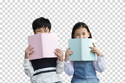 편집이미지 여자 남자 어린이 남매 웃음 들기 사람 앉기 상반신 두명 앞모습 10대 한국인 PNG 얼굴가리기 어린이만 편집소스 뷰포인트 가족 모션 청소년 표정 동양인 가림 파일형식