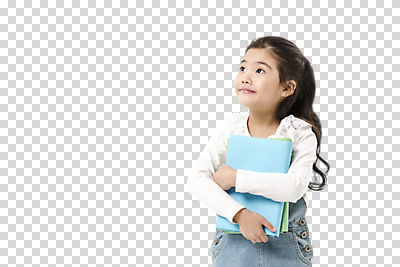 편집이미지 응시 여자 어린이 한명 서기 들기 사람 상반신 앞모습 책 한국인 올려보기 PNG 소녀한명만 편집소스 1 시선 뷰포인트 모션 동양인 여자한명만 소녀만 파일형식