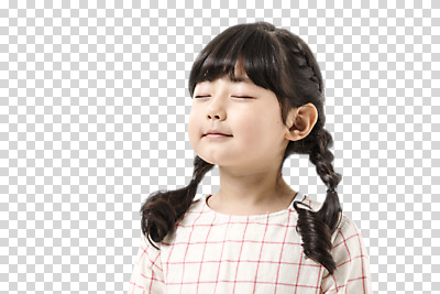 편집이미지 여자 어린이 양갈래머리 한명 서기 미소 사람 상반신 앞모습 눈감음 한국인 PNG 소녀한명만 편집소스 1 헤어스타일 뷰포인트 모션 표정 동양인 여자한명만 소녀만 파일형식