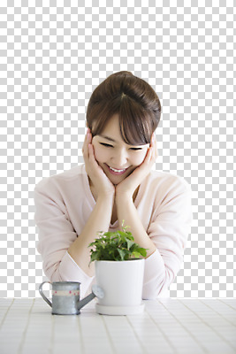 식물 편집이미지 여자 화분 모션 탁자 한명 미소 사람 앉기 상반신 20대 성인 앞모습 턱괴기 물뿌리개 한국인 PNG 성인여자한명만 편집소스 1 뷰포인트 가구 표정 동양인 청년 여자한명만 성인여자만 파일형식