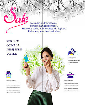 PSD 템플릿 표지디자인 북디자인 출판디자인 여자 꽃 내지 리플렛 2단접지 북커버 한명 미소 팜플렛 상반신 20대 성인 세일 한국인 신용카드 장바구니 점포 이미지템플릿 식물 1 표정 사람 동양인 청년 금융 쇼핑 바구니 상점 파일형식