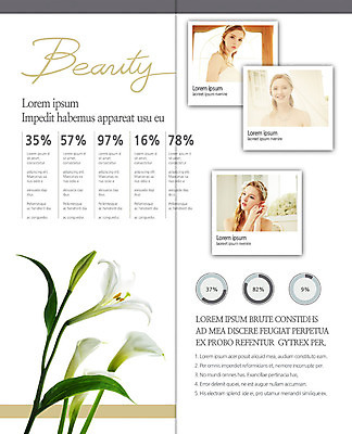 PSD 서양인 외국인 템플릿 표지디자인 북디자인 출판디자인 드레스 여자 리본 내지 리플렛 2단접지 북커버 그래프 팜플렛 상반신 20대 성인 세명 뷰티 머리띠 백합 성인여자만 이미지템플릿 옷 꽃 장신구 사람 인종 청년 여자만 성인만 파일형식