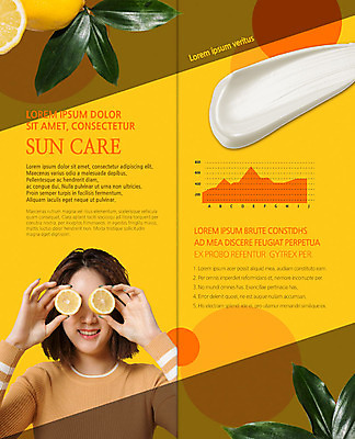 PSD 템플릿 표지디자인 북디자인 출판디자인 여자 내지 리플렛 2단접지 북커버 그래프 나뭇잎 한명 들기 팜플렛 상반신 20대 성인 한국인 눈가림 레몬 선크림 성인여자한명만 이미지템플릿 1 잎 과일 모션 사람 동양인 청년 화장품 가림 여자한명만 성인여자만 파일형식