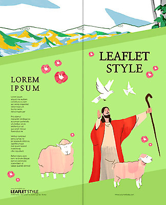 전신 PSD 템플릿 표지디자인 북디자인 출판디자인 표지 꽃 기독교 리플렛 2단접지 북커버 지팡이 산 한명 팜플렛 초원 성인 양 예수 하나님 선한목자 이미지템플릿 식물 1 종교 포유류 사람 신_종교 파일형식