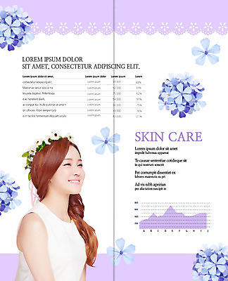 PSD 템플릿 표지디자인 북디자인 출판디자인 여자 꽃 내지 리플렛 2단접지 북커버 그래프 한명 미소 팜플렛 상반신 20대 성인 화환 한국인 피부관리 의료성형뷰티 성인여자한명만 이미지템플릿 식물 1 표정 사람 동양인 청년 뷰티 여자한명만 성인여자만 파일형식