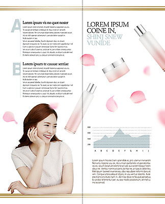 PSD 템플릿 표지디자인 북디자인 응시 출판디자인 여자 꽃잎 내지 리플렛 2단접지 북커버 한명 미소 팜플렛 상반신 성인 30대 턱괴기 화장품 한국인 스킨 로션 성인여자한명만 이미지템플릿 1 시선 꽃 모션 표정 사람 동양인 장년 뷰티 여자한명만 성인여자만 파일형식