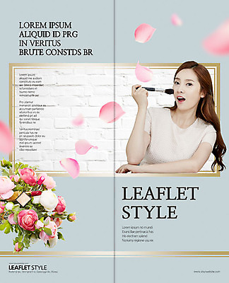 PSD 템플릿 표지디자인 북디자인 출판디자인 여자 표지 꽃잎 리플렛 꽃다발 2단접지 북커버 한명 팜플렛 상반신 성인 30대 화장 터치 한국인 립스틱 아이섀도 메이크업브러쉬 성인여자한명만 이미지템플릿 1 꽃 사람 동양인 장년 뷰티 화장품 붓 여자한명만 성인여자만 파일형식