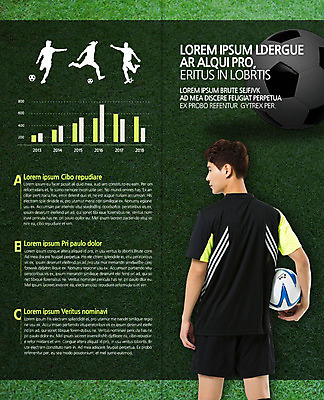 PSD 템플릿 표지디자인 북디자인 출판디자인 남자 내지 리플렛 2단접지 북커버 축구공 그래프 한명 들기 팜플렛 잔디 20대 성인 운동 한국인 축구복 이미지템플릿 식물 1 공 축구용품 모션 건강 사람 동양인 청년 운동복 축구 파일형식