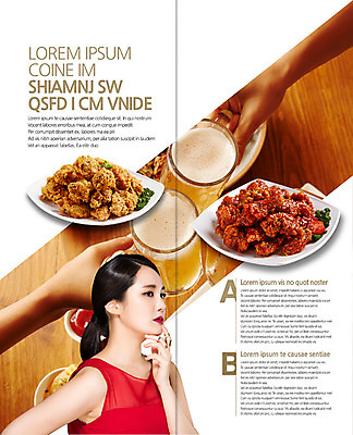 PSD 템플릿 표지디자인 북디자인 손 출판디자인 여자 내지 리플렛 2단접지 북커버 맥주 팜플렛 상반신 20대 성인 두명 신체부위 프라이드치킨 양념치킨 한국인 두잔 소스그릇 치맥 이미지템플릿 그릇 2 주류 사람 동양인 청년 치킨 파일형식