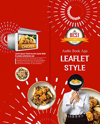 PSD 템플릿 표지디자인 북디자인 출판디자인 여자 표지 리플렛 2단접지 북커버 한명 팜플렛 상반신 성인 치킨 프라이드치킨 한국인 프라이팬 치킨샐러드 이미지템플릿 1 주방용품 사람 동양인 샐러드 닭고기요리 파일형식