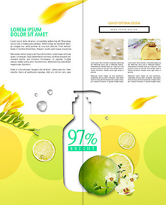 PSD 템플릿 표지디자인 북디자인 출판디자인 꽃잎 내지 리플렛 2단접지 북커버 주전자 팜플렛 사람없음 화장품 물방울 수분 레몬 진주 라임 프리지어 이미지템플릿 꽃 과일 주방용품 뷰티 보석 파일형식