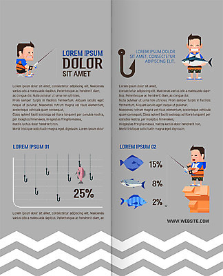 전신 PSD 템플릿 표지디자인 북디자인 출판디자인 남자 내지 리플렛 2단접지 북커버 낚시 어류 팜플렛 여러명 성인 낚싯바늘 낚시용품 이미지템플릿 다수 레저 사람 수중동물 파일형식