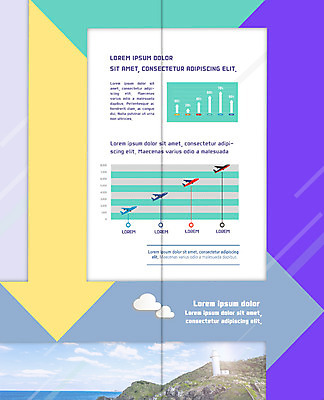 PSD 템플릿 표지디자인 북디자인 출판디자인 화살표 내지 리플렛 바다 여행 2단접지 북커버 그래프 비행기 등대 팜플렛 사람없음 언덕 이미지템플릿 항공교통 대중교통 파일형식