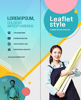 PSD 템플릿 표지디자인 북디자인 출판디자인 여자 표지 리플렛 2단접지 북커버 벽지 들기 팜플렛 상반신 20대 성인 두명 한국인 롤러 이미지템플릿 모션 사람 동양인 청년 파일형식