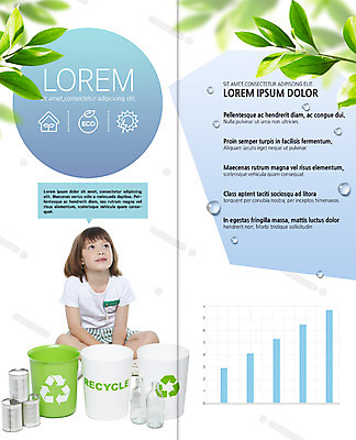 PSD 서양인 템플릿 표지디자인 북디자인 출판디자인 여자 내지 어린이 리플렛 2단접지 북커버 그래프 나뭇잎 한명 앉기 팜플렛 상반신 재활용 에너지 양동이 에코 빈병 깡통로봇 그린슈머 이미지템플릿 외국인 1 잎 모션 병_용기 사람 환경 로봇 친환경 파일형식