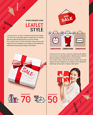 PSD 템플릿 표지디자인 북디자인 출판디자인 원피스 여자 내지 리플렛 2단접지 북커버 한명 미소 팜플렛 상반신 20대 성인 선물상자 쇼핑 세일 한국인 쿠폰 신상품 이미지템플릿 1 옷 표정 선물 사람 동양인 청년 상자 상품 파일형식