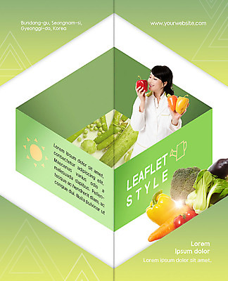 PSD 템플릿 표지디자인 북디자인 출판디자인 여자 표지 리플렛 2단접지 북커버 가지 오이 파프리카 한명 팜플렛 상반신 성인 30대 태양 한국인 사과 브로콜리 향기 청경채 이미지템플릿 자연요소 1 채소 과일 사람 동양인 장년 냄새 파일형식