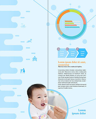 PSD 템플릿 표지디자인 북디자인 출판디자인 남자 내지 리플렛 2단접지 북커버 그래프 한명 팜플렛 상반신 한국인 아기 먹기 모빌 이유식 기어가기 이미지템플릿 1 음식 모션 사람 동양인 아기용품 파일형식