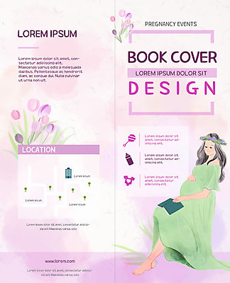 전신 PSD 템플릿 표지디자인 북디자인 출판디자인 여자 표지 꽃 리플렛 2단접지 북커버 한명 앉기 팜플렛 성인 임산부 젖병 딸랑이 약도 이미지템플릿 식물 1 지도 모션 사람 임신 아기용품 파일형식
