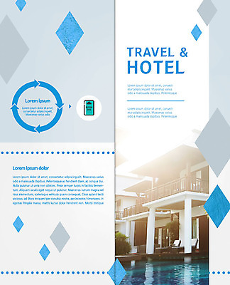 PSD 템플릿 표지디자인 북디자인 출판디자인 내지 리플렛 여행 2단접지 북커버 호텔 수영장 팜플렛 사람없음 카드키 이미지템플릿 숙소 열쇠 파일형식