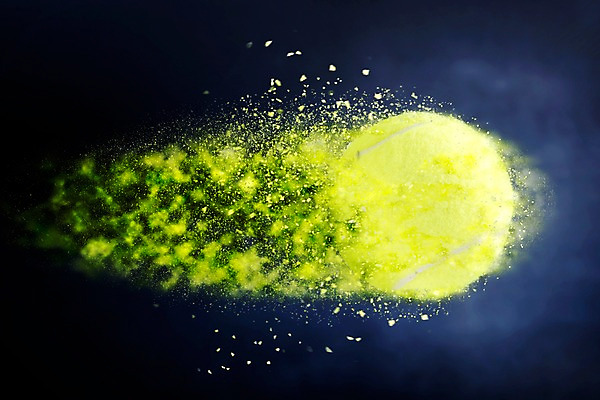 JPG 편집 편집이미지 스포츠 건강 취미 사람없음 운동 3D소스 3D 테니스 테니스공 디지털합성 합성 특수효과 더스트파티클 소멸 편집3D 공 구기 테니스용품 파일형식 효과