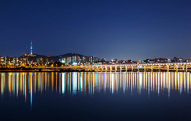 포토 JPG 해외이미지 야경 서울 한국 사람없음 야외 강 도시풍경 도시 도심 해외202004 해외포토 아시아 풍경 야간 파일형식 풍경_경치 이미지허브