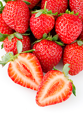 포토 JPG 해외이미지 딸기 단면 실내 사람없음 쌓기 달콤 흰배경 슬라이스 해외202004 해외포토 백그라운드 과일 모션 내부 흰색 맛 파일형식 이미지허브