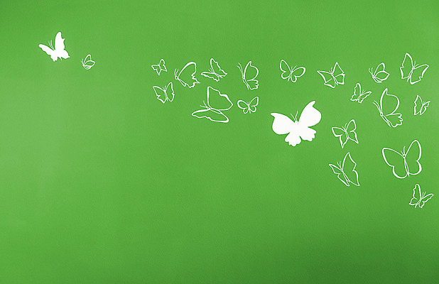 포토 JPG 해외이미지 디자인 실루엣 벽 나비 백그라운드 패턴 벽지 사람없음 장식 초록색 페인트 흰색 그룹 엘리먼트 해외202004 해외포토 컬러 곤충 무늬 촬영기법 파일형식 이미지허브