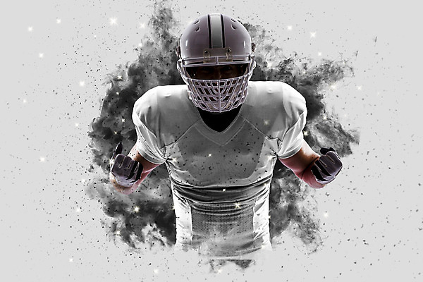 포토 JPG 해외이미지 남자 스포츠 유니폼 공 한명 사람 운동복 미식축구 축구 미국 헬멧 럭비공 미식축구선수 해외202004 해외포토 1 옷 북아메리카 운동선수 구기 보호장비 럭비용품 파일형식 이미지허브