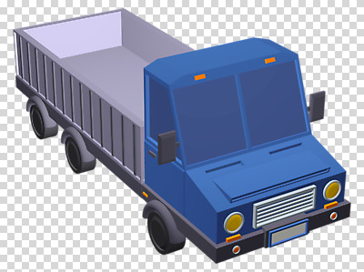 편집이미지 교통수단 한대 자동차 사람없음 3D소스 3D 트럭 디지털합성 PNG 편집소스 1 육상교통 교통 파일형식