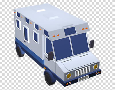 편집이미지 교통수단 한대 자동차 사람없음 3D소스 3D 디지털합성 캠핑카 PNG 편집소스 1 육상교통 교통 파일형식
