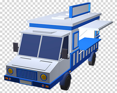 편집이미지 교통수단 한대 자동차 사람없음 3D소스 3D 디지털합성 PNG 푸드트럭 편집소스 1 육상교통 교통 트럭 파일형식
