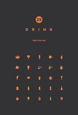 아이콘 음료 주전자 맥주 빨대 사람없음 세트 픽토그램 와인 칵테일 픽토그램아이콘 웹아이콘 아이스커피 티백 2D아이콘 AI파일 커피 주방용품 주류 차_음료 파일형식 벡터