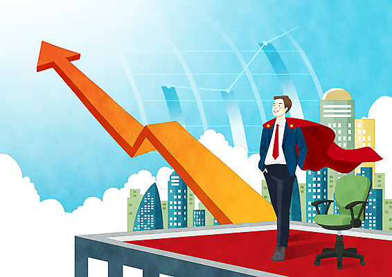 전신 PSD 남자 화살표 의자 일러스트 비즈니스 성공 한명 빌딩 성인 직장인 비즈니스맨 정상 망토 주머니손 국내일러스트 직업 1 가구 컨셉 모션 사람 건물 파일형식