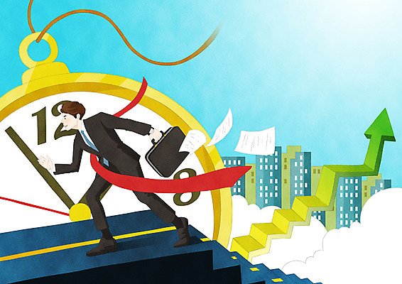 전신 PSD 남자 화살표 시계 일러스트 비즈니스 성공 한명 빌딩 성인 달리기 직장인 비즈니스맨 정상 문서 국내일러스트 직업 1 컨셉 모션 사람 건물 파일형식