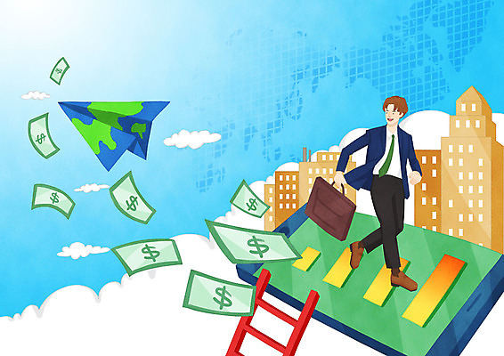 전신 PSD 남자 일러스트 비즈니스 사다리 성공 그래프 한명 빌딩 성인 세계 걷기 달러 직장인 비즈니스맨 종이비행기 국내일러스트 직업 1 컨셉 돈 모션 사람 건물 도구 종이접기 파일형식