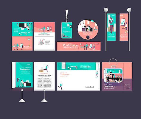 템플릿 배너템플릿 사람 이벤트 여러명 세트 사무실 쇼핑백 현수막 전단 엽서 초대장 패키지 사원증 박람회 서류판 손부채 기업홍보 소봉투 행사세트 행사템플릿 AI파일 배너 다수 가방 비즈니스 편지봉투 카드_감사 사무용품 편지 홍보물 파일형식 벡터