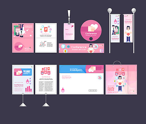 템플릿 배너템플릿 여자 남자 이벤트 여러명 세트 쇼핑백 임신 아기용품 현수막 노리개젖꼭지 전단 엽서 초대장 패키지 사원증 박람회 손부채 기업홍보 소봉투 행사세트 행사템플릿 육아박람회 AI파일 배너 다수 가방 비즈니스 편지봉투 카드_감사 사람 편지 오브젝트 홍보물 파일형식 벡터