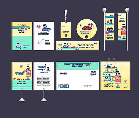 템플릿 배너템플릿 여자 남자 자동차 병원 사람 이벤트 여러명 세트 쇼핑백 임신 현수막 전단 엽서 초대장 패키지 사원증 박람회 손부채 기업홍보 소봉투 행사세트 행사템플릿 육아박람회 AI파일 배너 육상교통 다수 가방 비즈니스 의학 편지봉투 카드_감사 편지 홍보물 파일형식 벡터