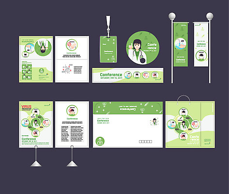 템플릿 배너템플릿 여자 병원 사람 이벤트 여러명 세트 쇼핑백 의사 현수막 바이러스 전단 엽서 초대장 패키지 사원증 박람회 손부채 기업홍보 소봉투 행사세트 행사템플릿 AI파일 배너 다수 가방 비즈니스 의학 편지봉투 카드_감사 의료진 편지 홍보물 파일형식 벡터